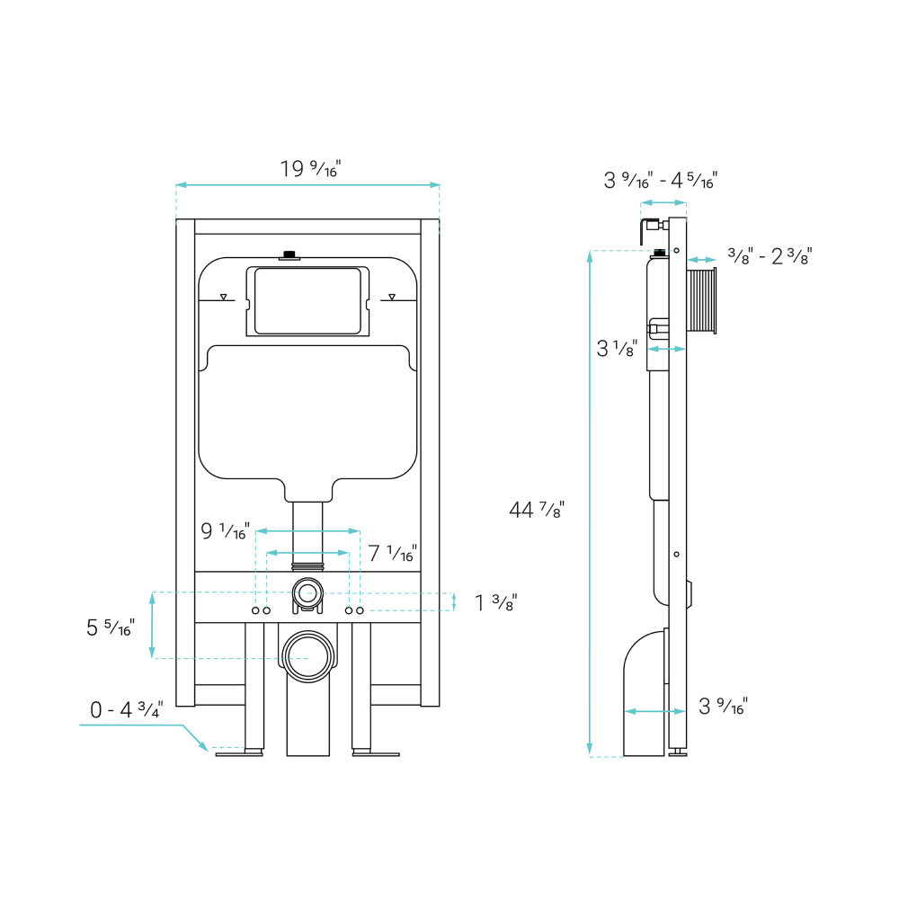 Pur Smart Wall-Hung Bidet Toilet with Matte White Actuator