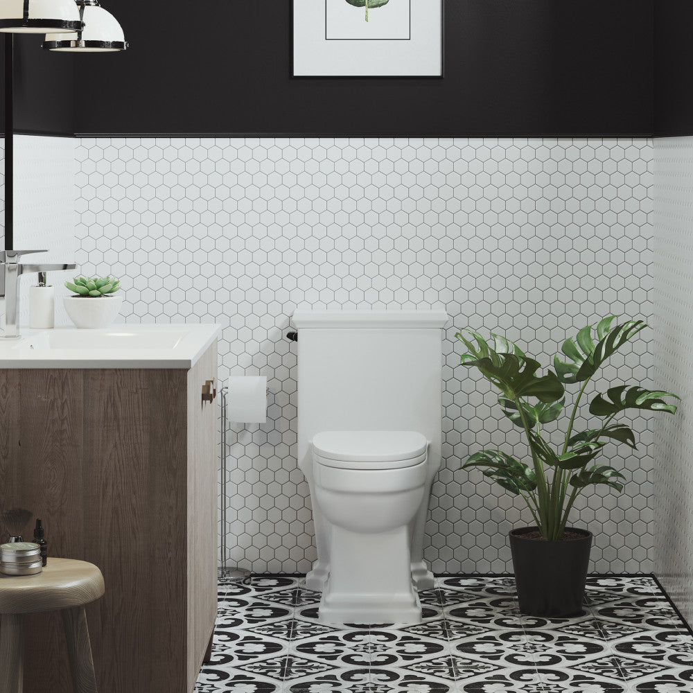 Voltaire One-Piece Elongated Toilet Side Flush 1.28 gpf