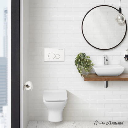 Monaco Wall Mount Actuator Flush Push Button Plate