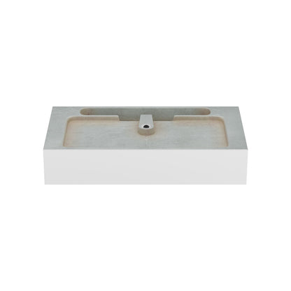Concorde 30" Rectangle Console Sink with Brushed Gold Legs