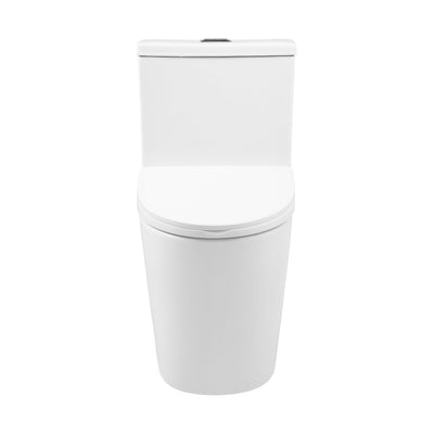Dreux One Piece Elongated Dual Flush Toilet with 0.95/1.26 GPF (6 - Pack)