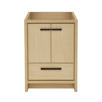 Virage 24 Freestanding, Bathroom Vanity in Natural Oak Cabinet Only