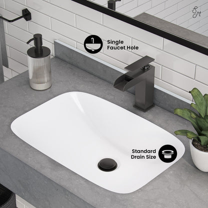 Avancer 36'' Wall Mount Sink In Charcoal Gray