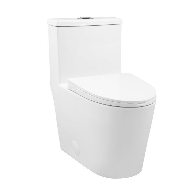 Dreux One Piece Elongated Dual Flush Toilet with 0.95/1.26 GPF (6 - Pack)