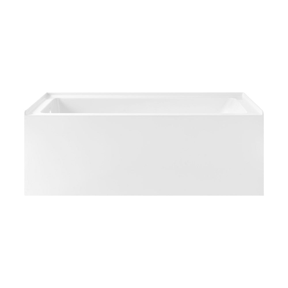 Voltaire 60" x 30" Left Drain Skirted Soaking Bathtub with Apron ADA Height in Glossy White (11 - Pack)