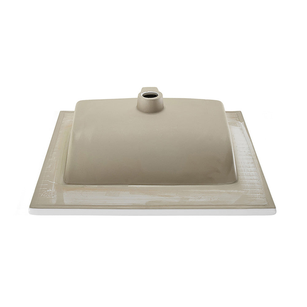 18" Ceramic Square Vanity Sink Top