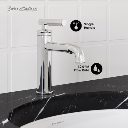 Avallon Single Hole, Single-Handle Sleek, Bathroom Faucet in Chrome