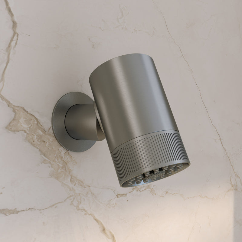 Lumiere 2-Spray Patterns 2.5 GPM Wall Mount Fixed Shower Head in Brushed Nickel