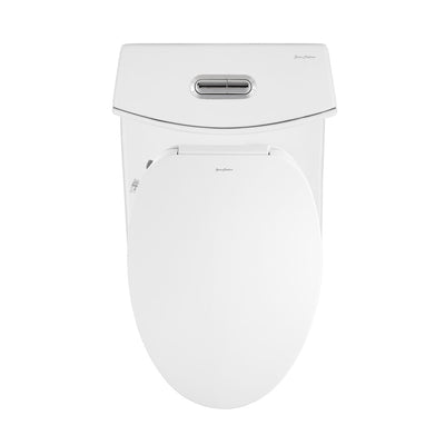 St. Tropez One-Piece Elongated Toilet Vortex Dual-Flush 1.1/1.6 gpf with Smart Seat Bidet