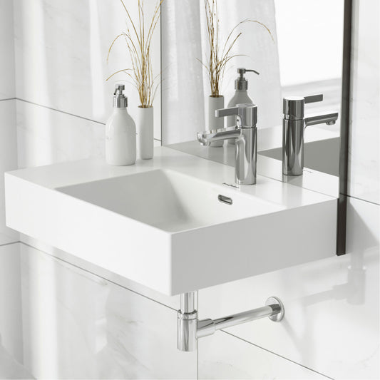 St. Tropez 24" Rectangle Wall-Mounted Sink with Right Side Faucet Mount