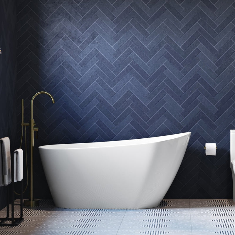 Sublime 60" Single Slipper Freestanding Bathtub