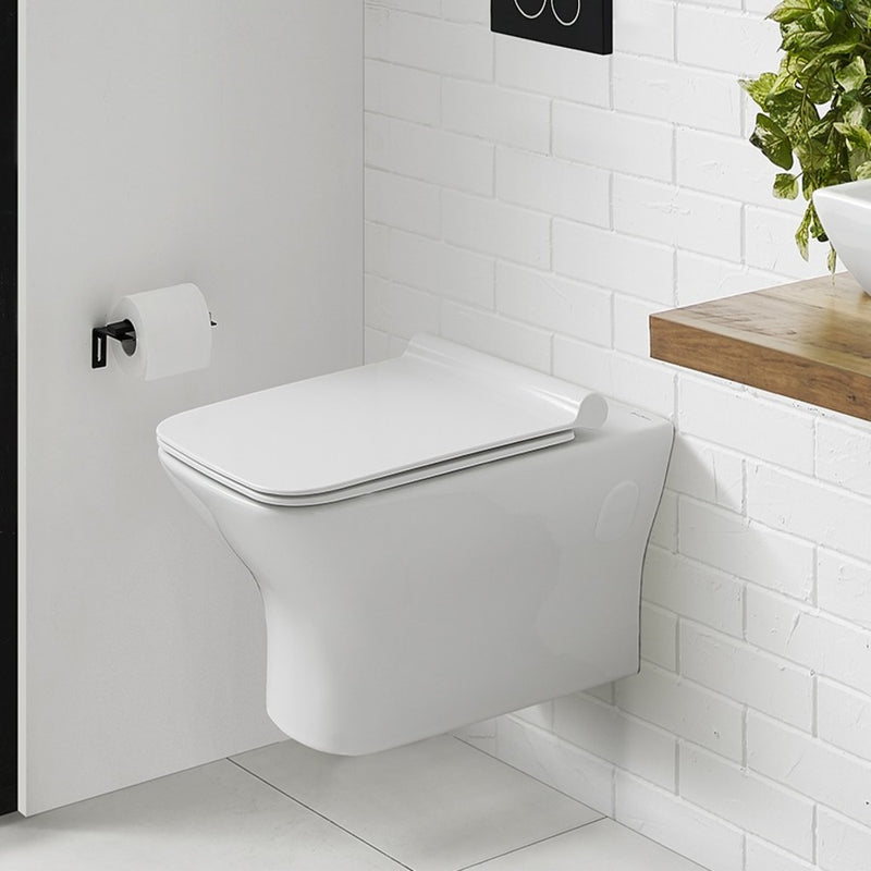 Carre Wall-Hung Elongated Toilet Bowl