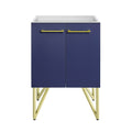 Annecy 24 Navy Blue Bathroom Vanity Cabinet Only (SM-BV212NB)