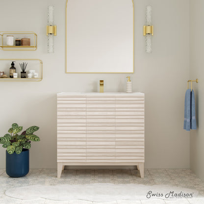 Cascade 36'' Bathroom Vanity in White