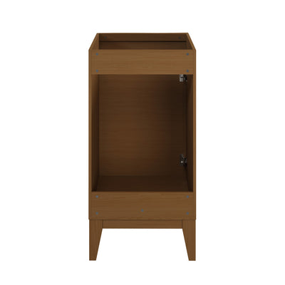 Cascade 18” Bathroom Vanity in Brown Oak- Cabinet Only