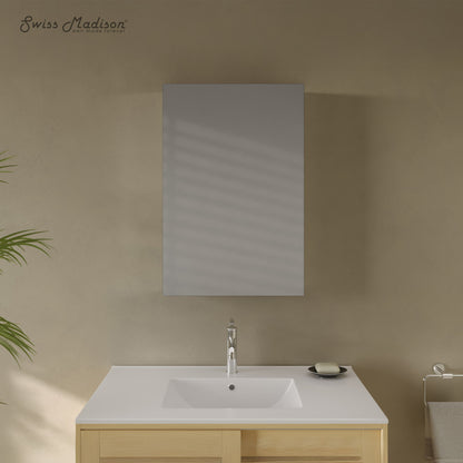 Cache 20 x 30 Rectangle Recessed/Wall Mount Medicine Cabinet with Mirrored Sides